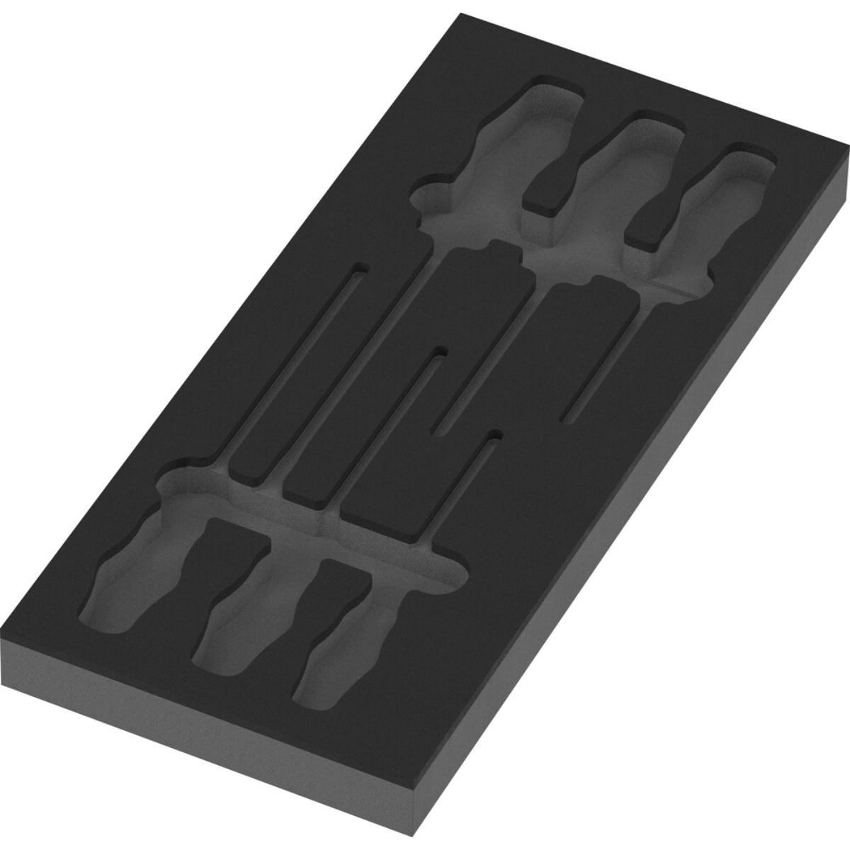 Wera 9818 Schaumstoffeinlage Schraubendreher Kraftform Serie 300 Set 2, ohne Werkzeug