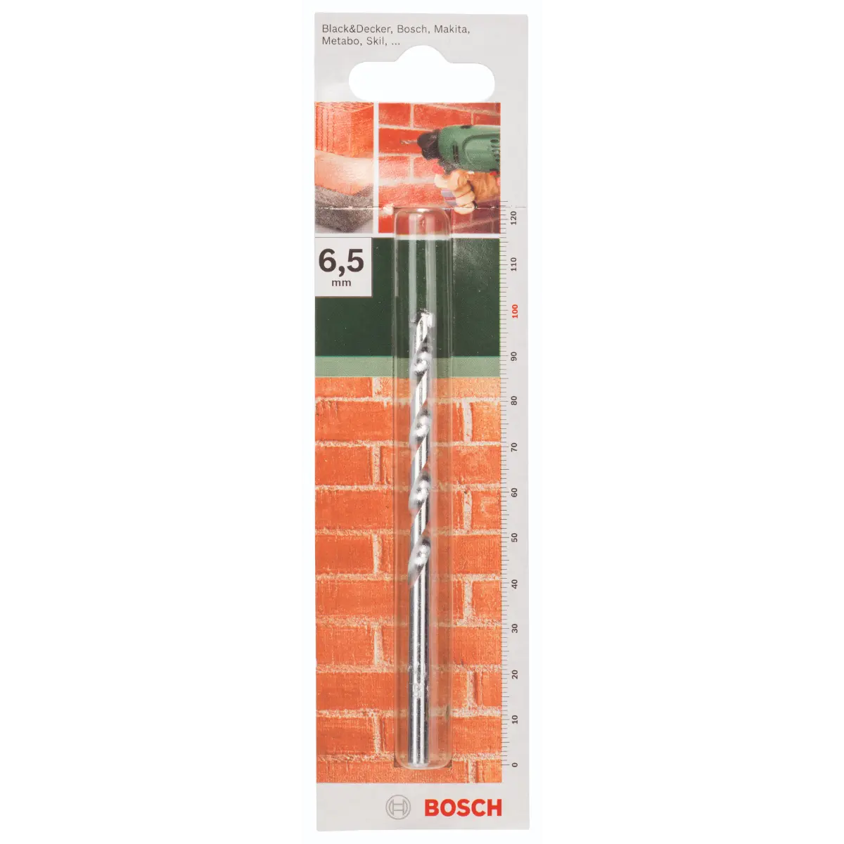 Bosch Steinbohrer nach ISO 5468 D= 6,5 mm, L= 100 mm