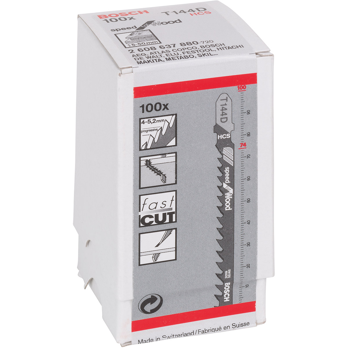 Bosch Stichsägeblatt T 144 D Speed for Wood