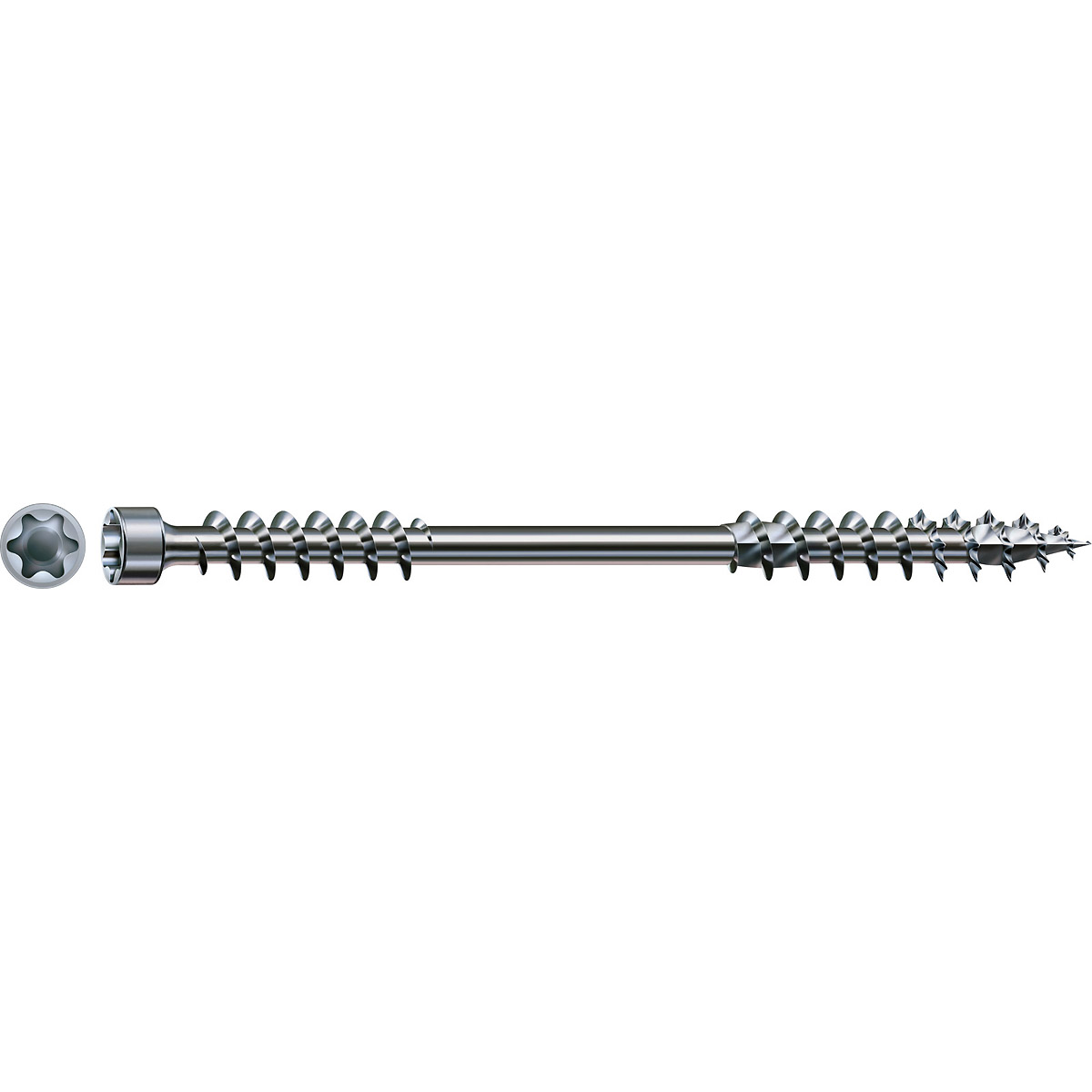 SPAX Zylinderkopf T-Star Plus T50 Fixiergewinde 4 Cutspitze WIROX, 50 Stück