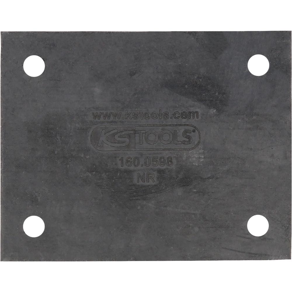 KS Tools Gummiauflage 41 für Rotary / FJRP Hebebühnen, 104 x 82 x 8 mm