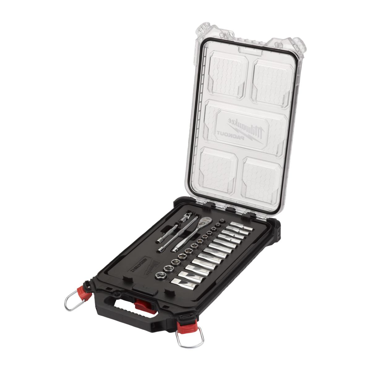 Milwaukee - 1/4\ RATSCHEN-STECKSCHL.SATZ PACK 28 PC" - 4932478812
