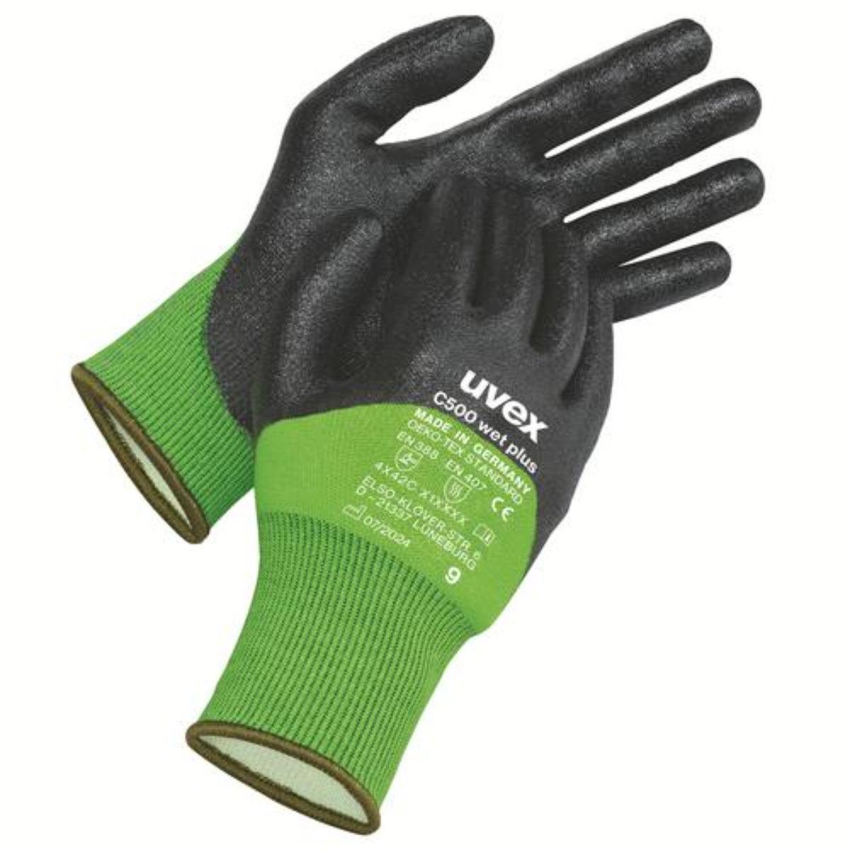 uvex C500 wet plus Schnittschutzhandschuh HPPE