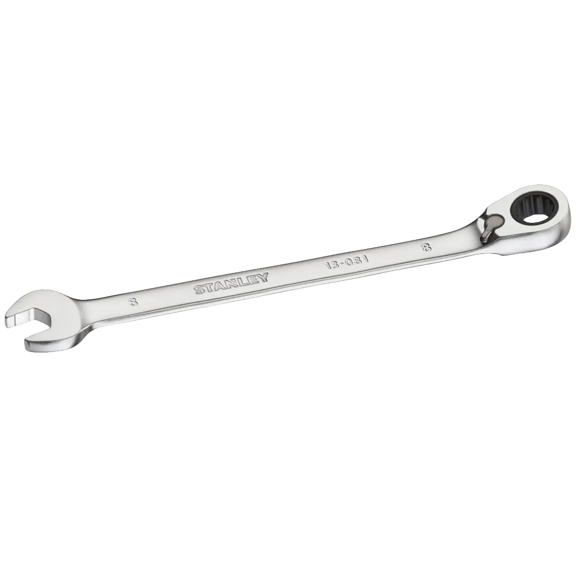 STANLEY FATMAX Ringmaulschlüssel mit Ratsche 8 mm, 72 Zähne, 12-Kant, 15° gekröpft