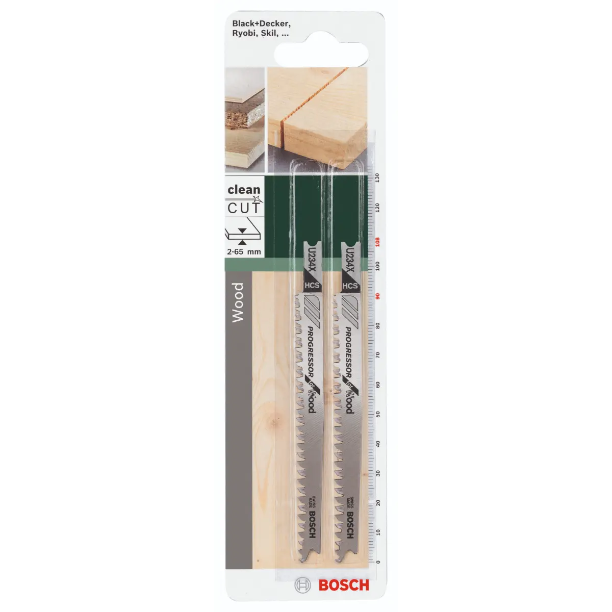 Bosch Stichsägeblatt HCS, U 234 X Progressor for Wood