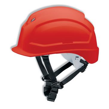 uvex pheos S-KR Schutzhelm mit Lüftung - mit Drehradsystem - gekürztem Schirm 