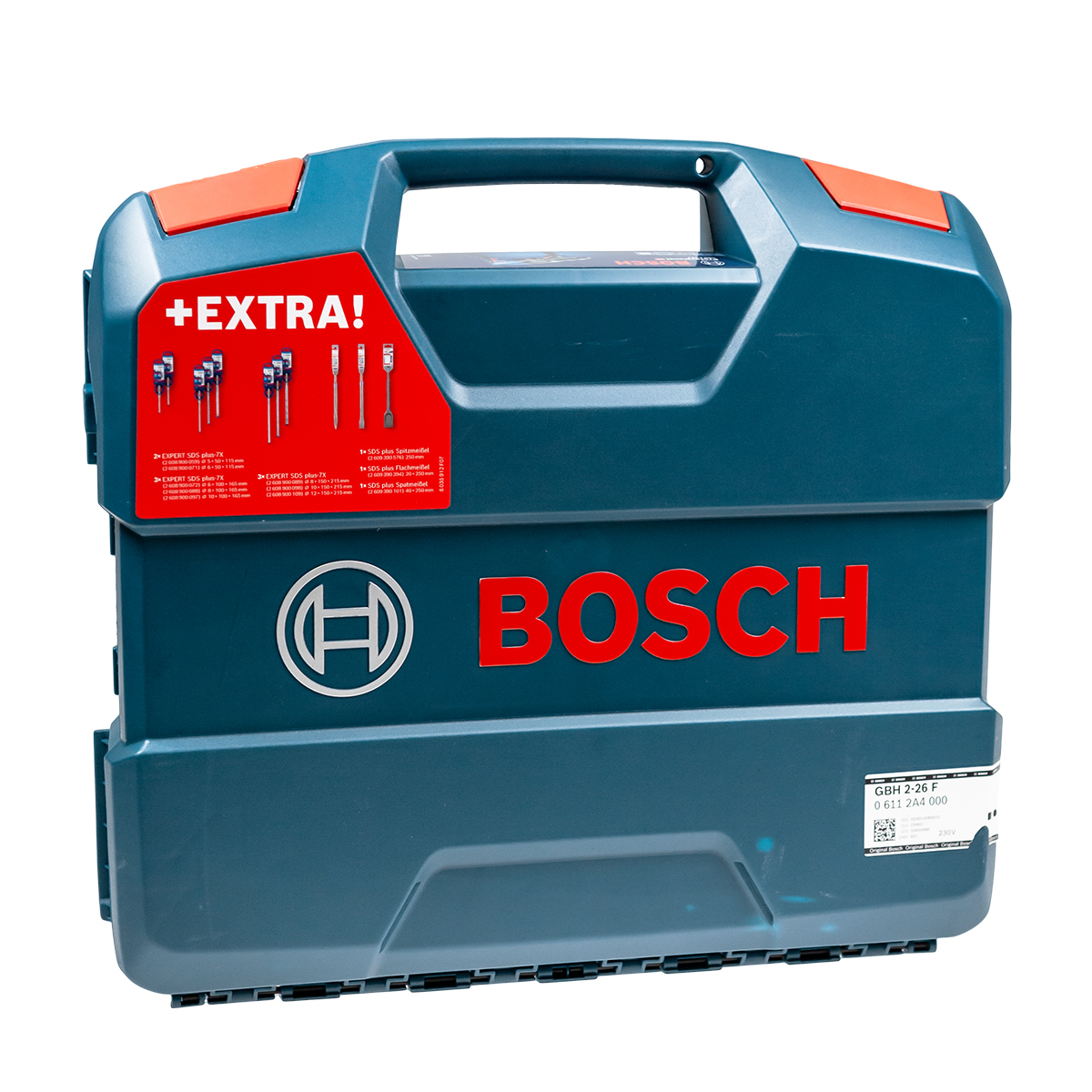 Bosch Bohrhammer mit SDS plus GBH 2-26 F + 11-teiliges Zubehör Set