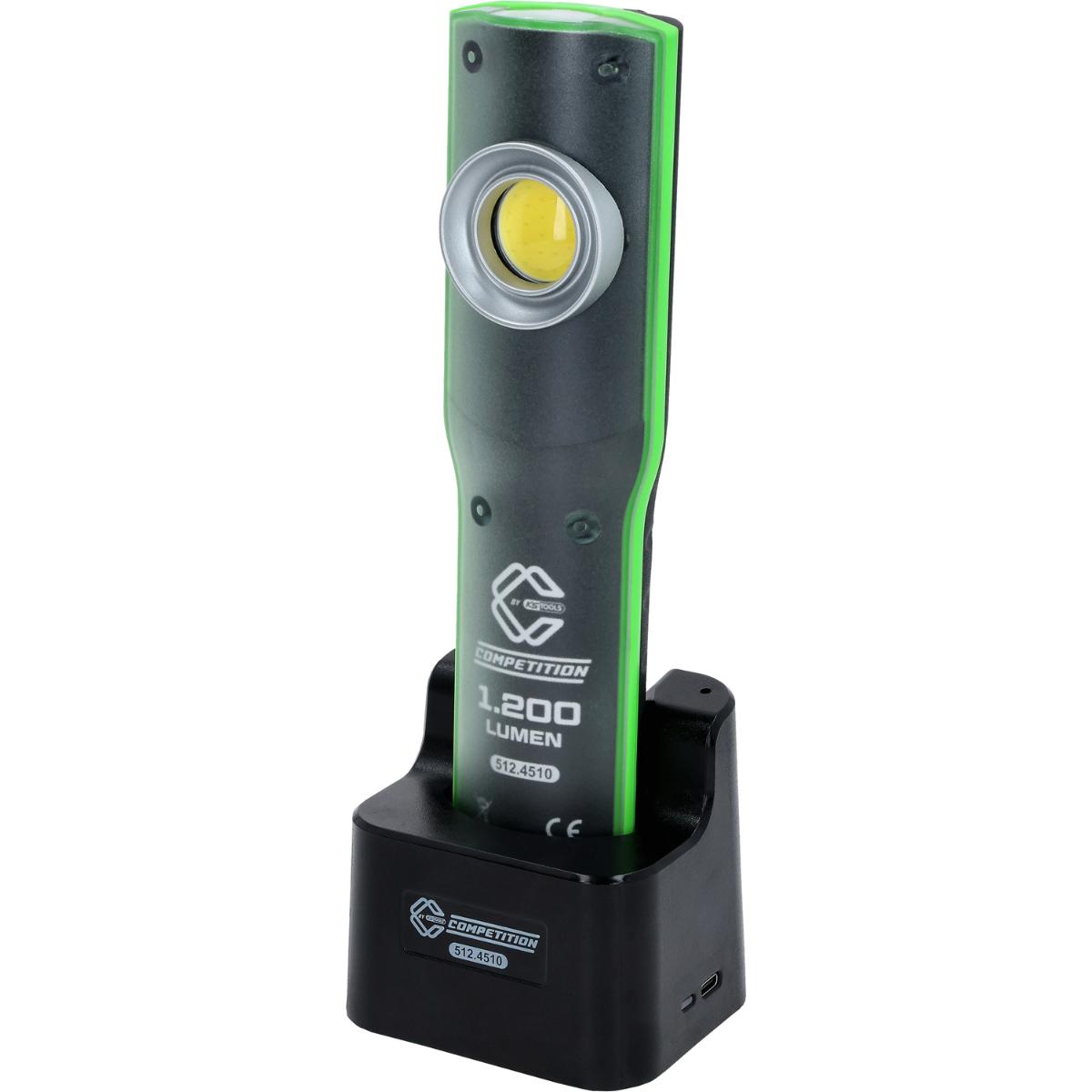 COMPETITION LED-Arbeitsleuchte, dimmbar, 1200 Lumen, mit Ladestation