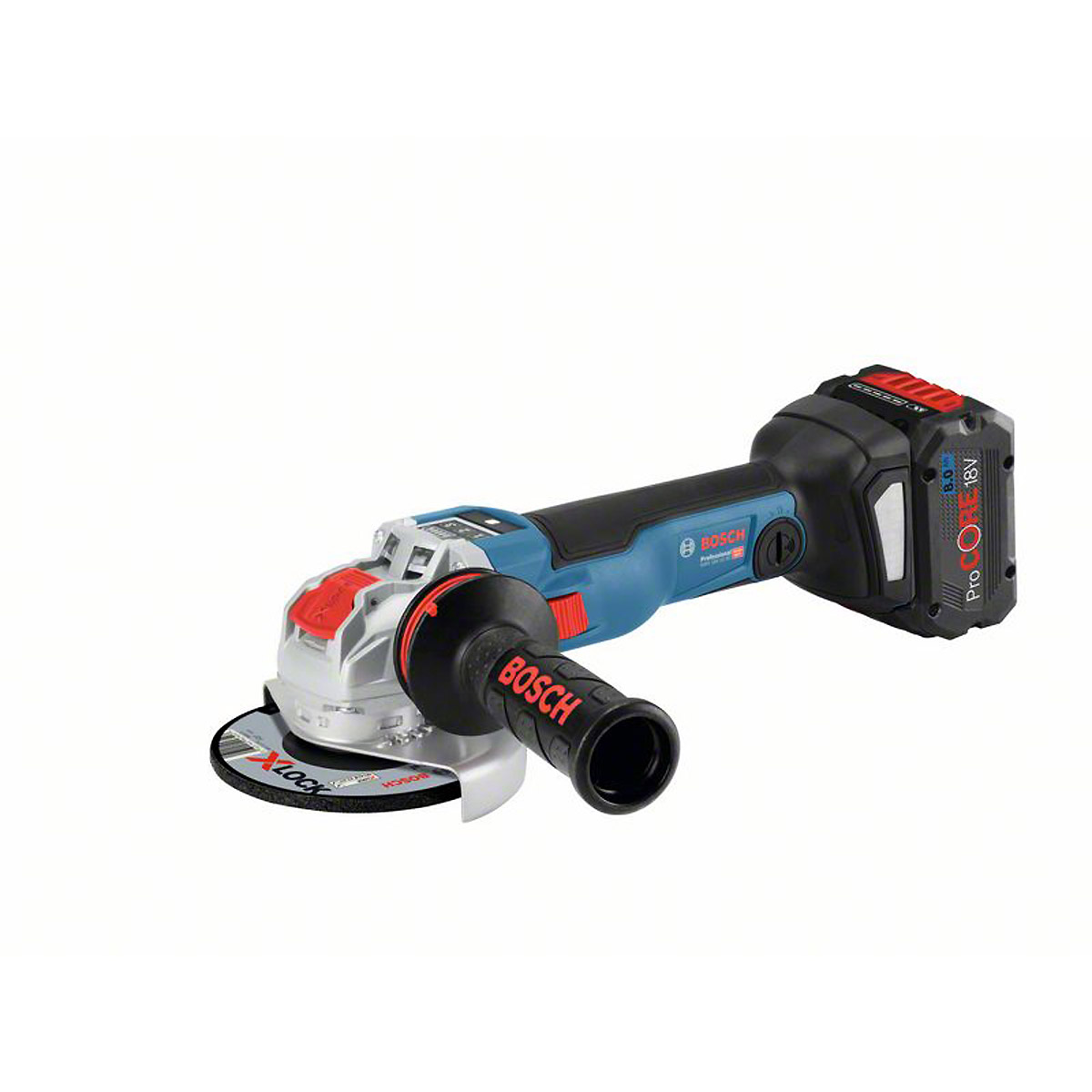 Bosch Akku-Winkelschleifer mit X-LOCK GWX 18V-10 SC