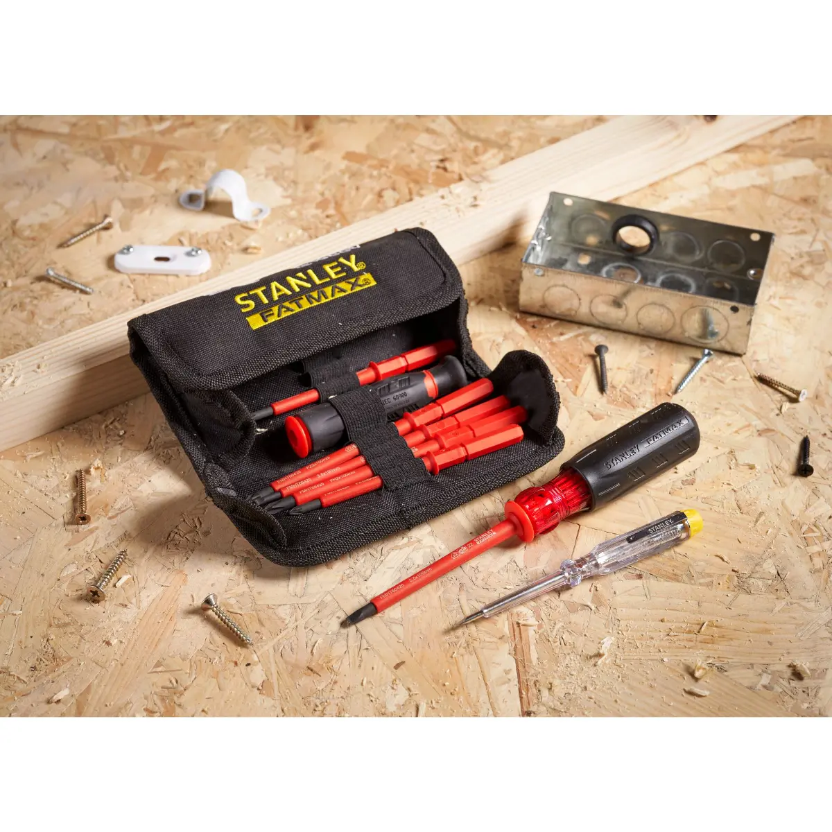 STANLEY FATMAX Schraubendreher-Set Multi-Bit 1000V