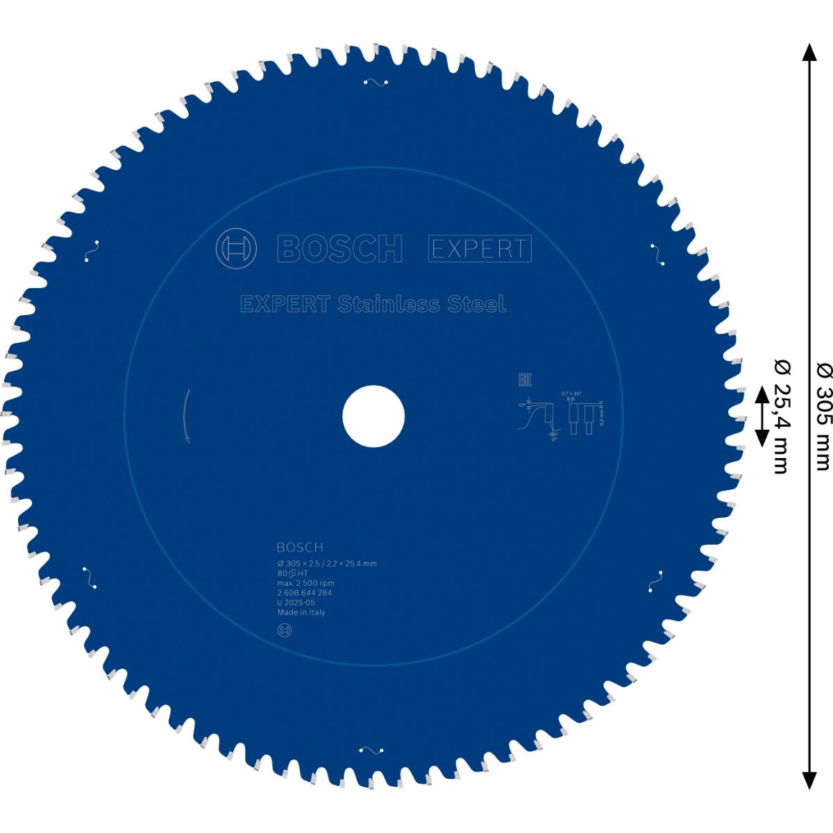 Bosch Kreissägeblatt Expert for Stainless Steel