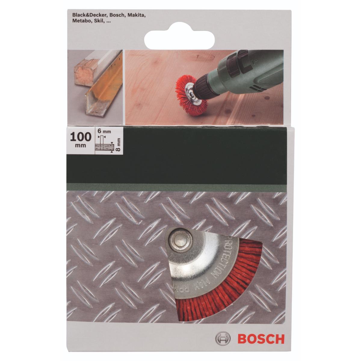 Bosch Scheibenbürsten für Bohrmaschinen, K80, 100 mm