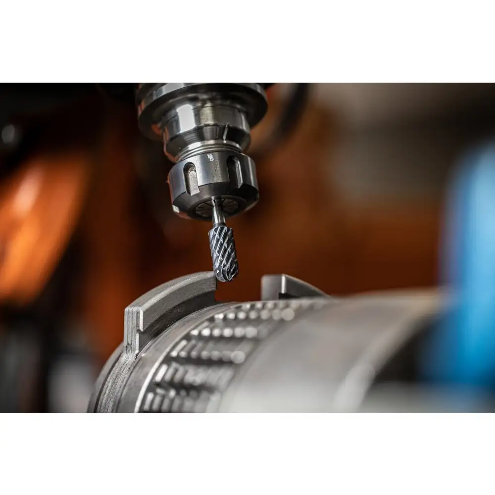 PFERD TOOLS Hartmetall Hochleistungsfrässtift STEEL Walzenrund WRC HICOAT Stahl