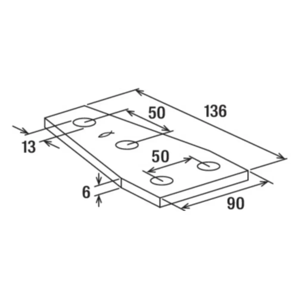 Fischer Verbindungsplatten FFF 4D
