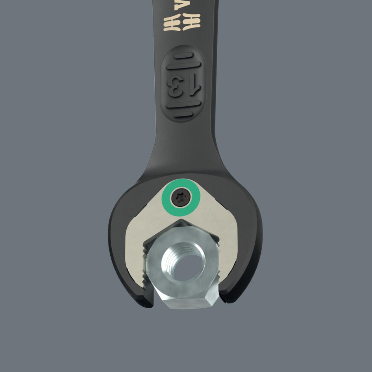 05020017001we Wera 6000 Joker Black Edition 11 Set 1 Maul-Ringratschenschlüssel-Satz, 11-teiliges Set