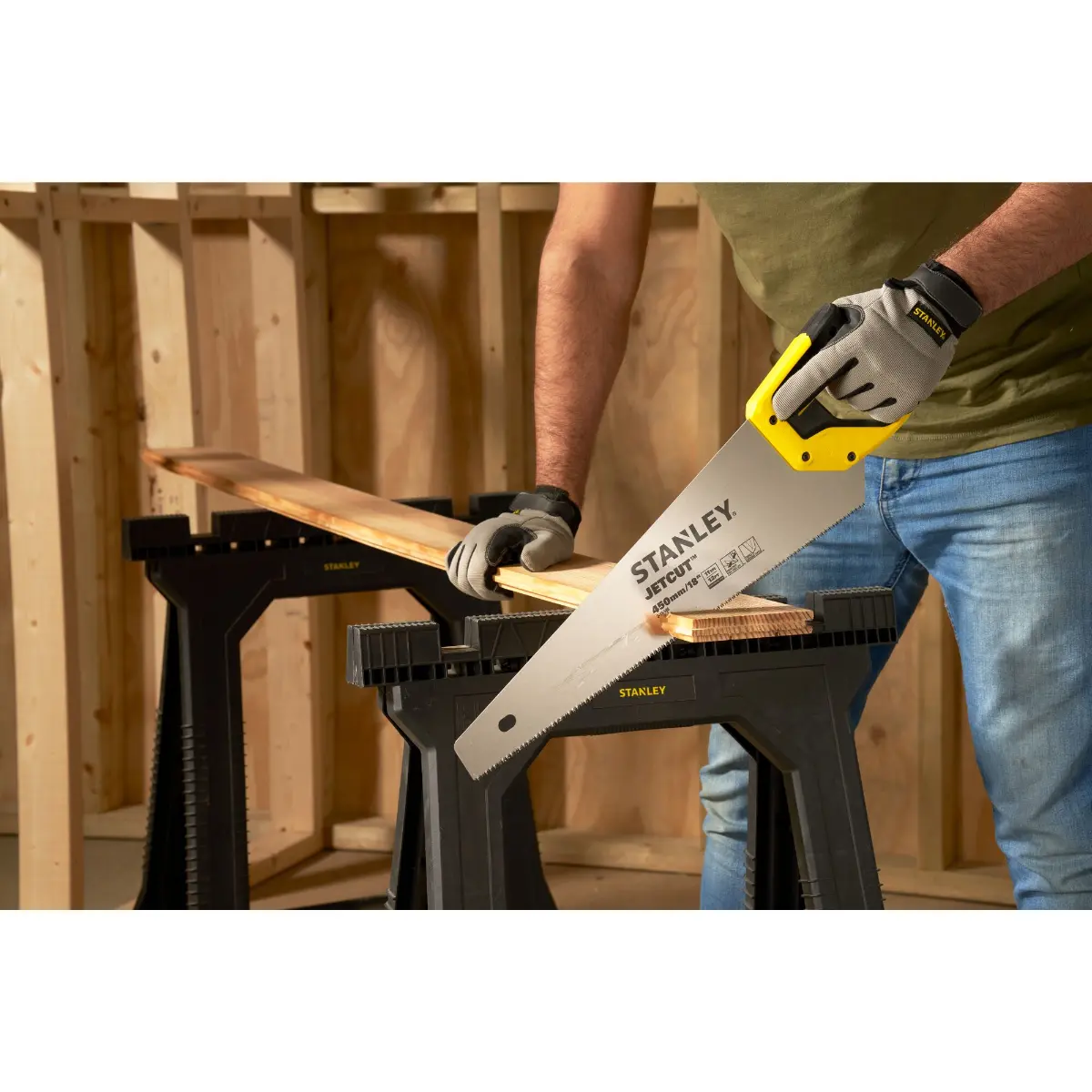 STANLEY JETCUT Handsäge 450mm 11TPI