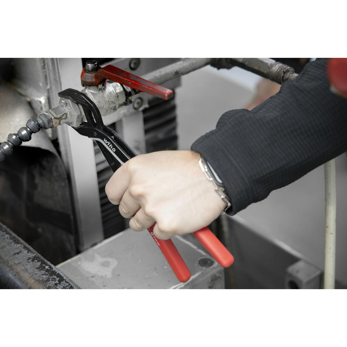 Wiha Wasserpumpenzange QuickFix Classic automatisch - Blisterverpackung