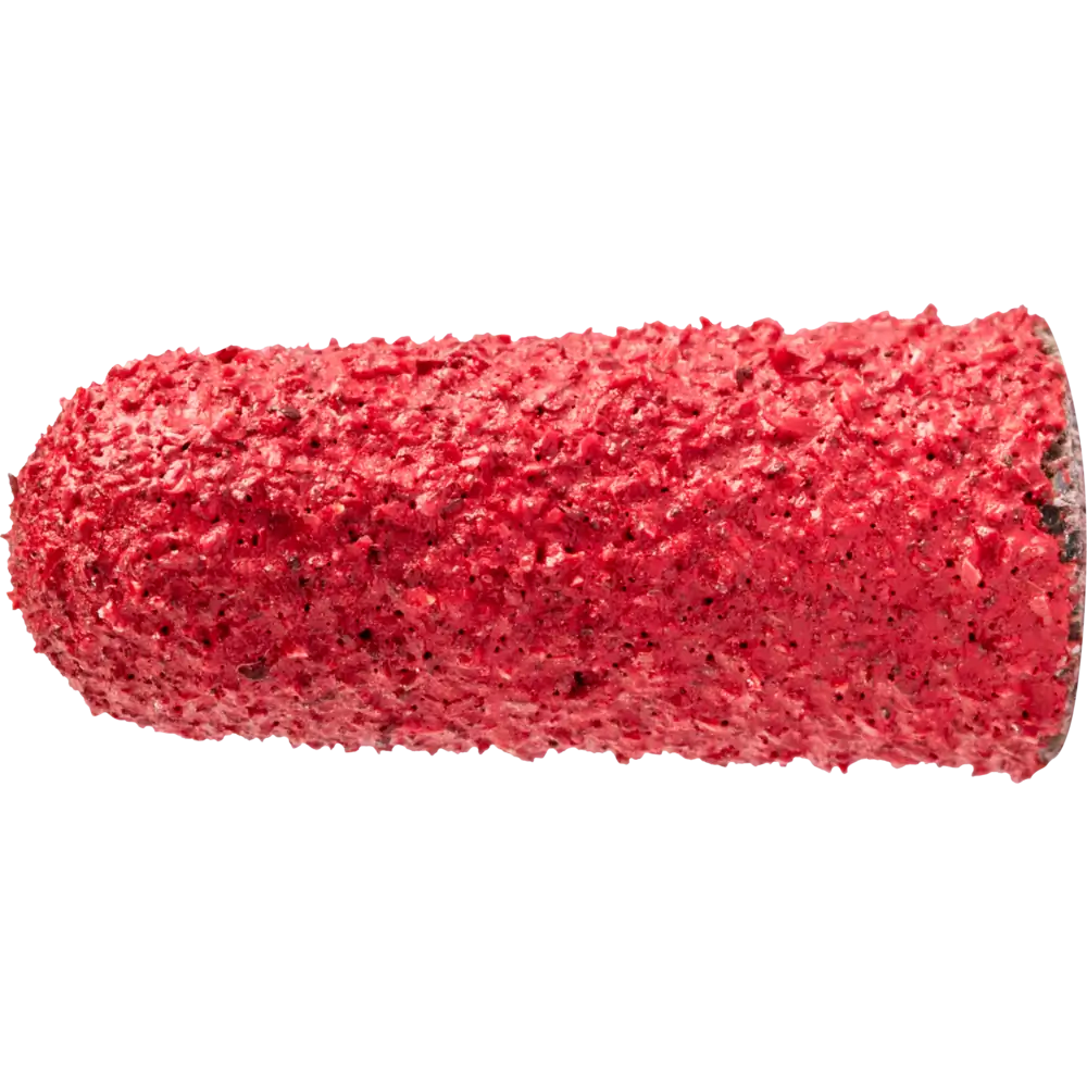 PFERD TOOLS POLICAP Capuchon de ponçage PC forme conique ronde grain céramique pour acier inoxydable