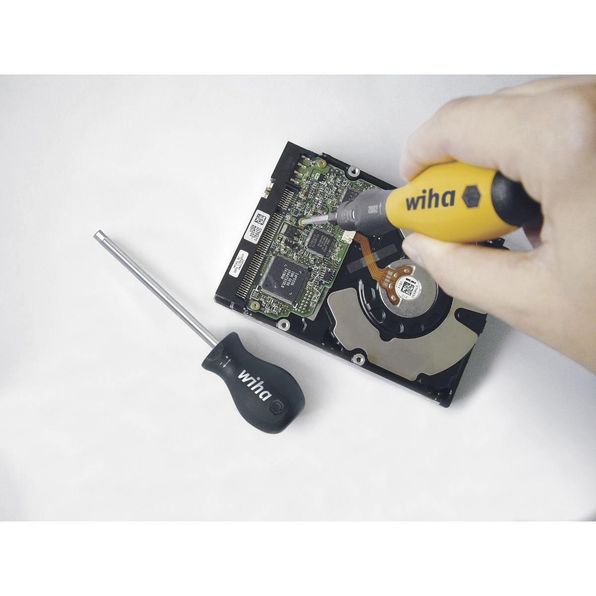 Wiha Drehmoment-Schraubendreher TorqueVario -S ESD variabel einstellbare Drehmomentbegrenzung