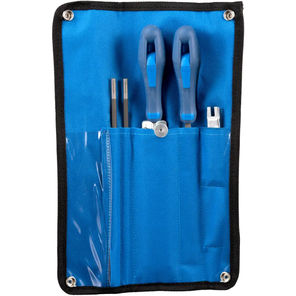 PFERD TOOLS Kettensägenschärf-Set 5,5 mm 5/32 für Kettenteilung 3/8, 404 in Rolltasche