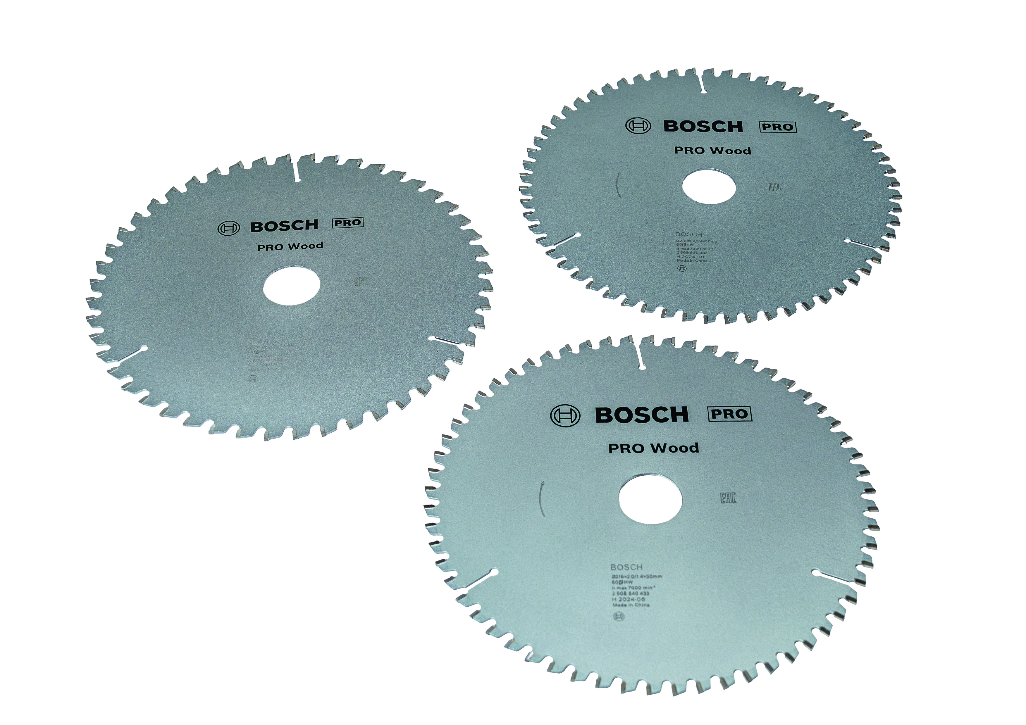 Bosch PRO Holz kreissägeblätter KSB, 216mm, 3er Pack