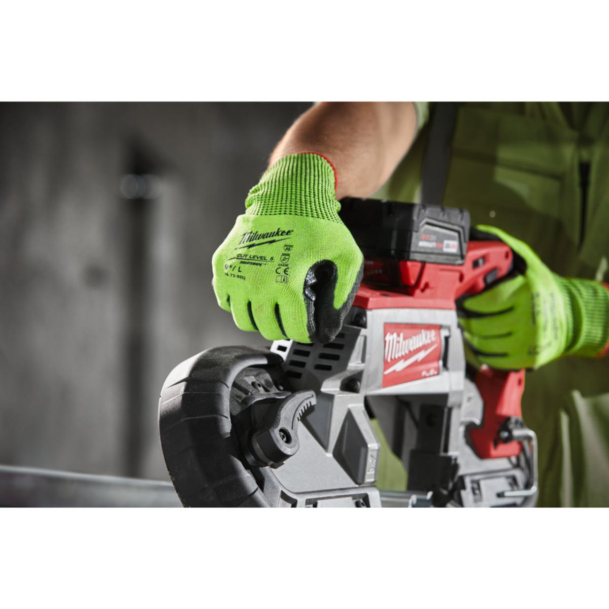 Milwaukee - SCHNITTSCHUTZHANDS. 5/E 9/L HI-VIS - 4932479933
