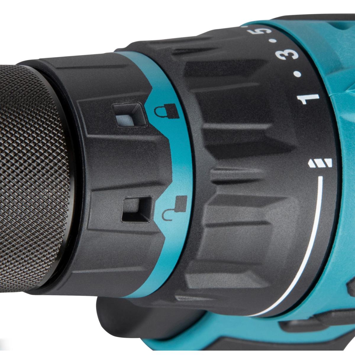 Makita Akku-Bohrschrauber mit Wechselkopfsystem inklusive 4-Kopfaufnahmen LXT 18V - DDF491ZJ01