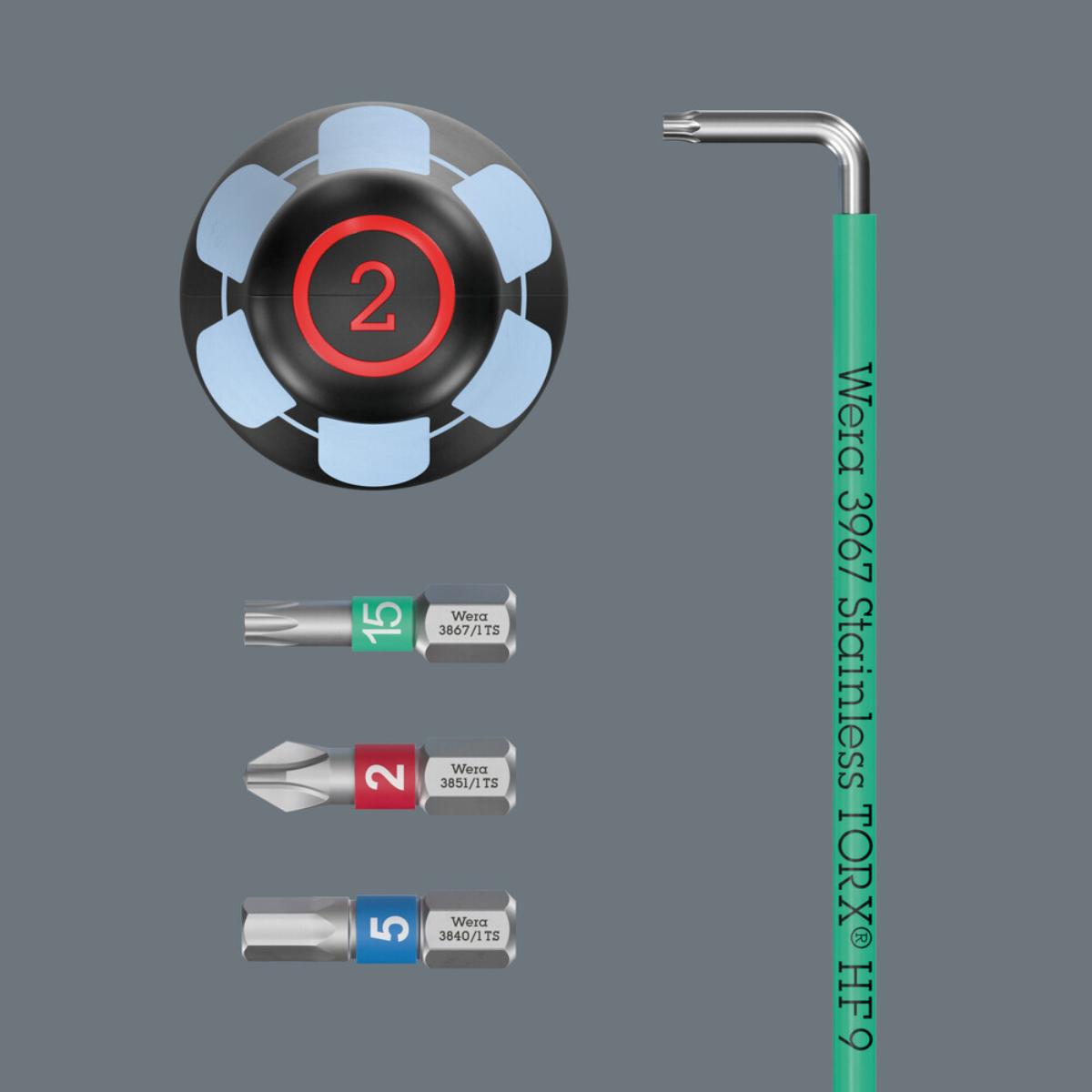 Wera 9760 Schaumstoffeinlage Stainless Set 1
