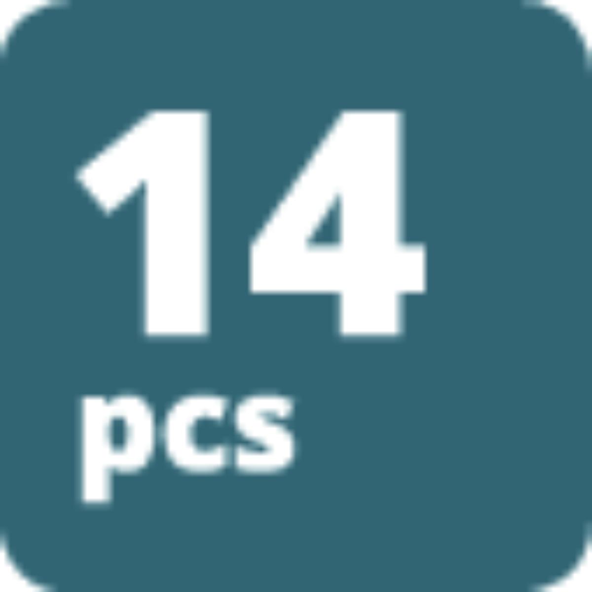 Wiha Drehmoment-Schraubendreher Set TorqueVario -S electric 0,8-5,0 Nm gemischt 14-teilges Set variabel einstellbare Drehmomentbegrenzung mit Falttasche