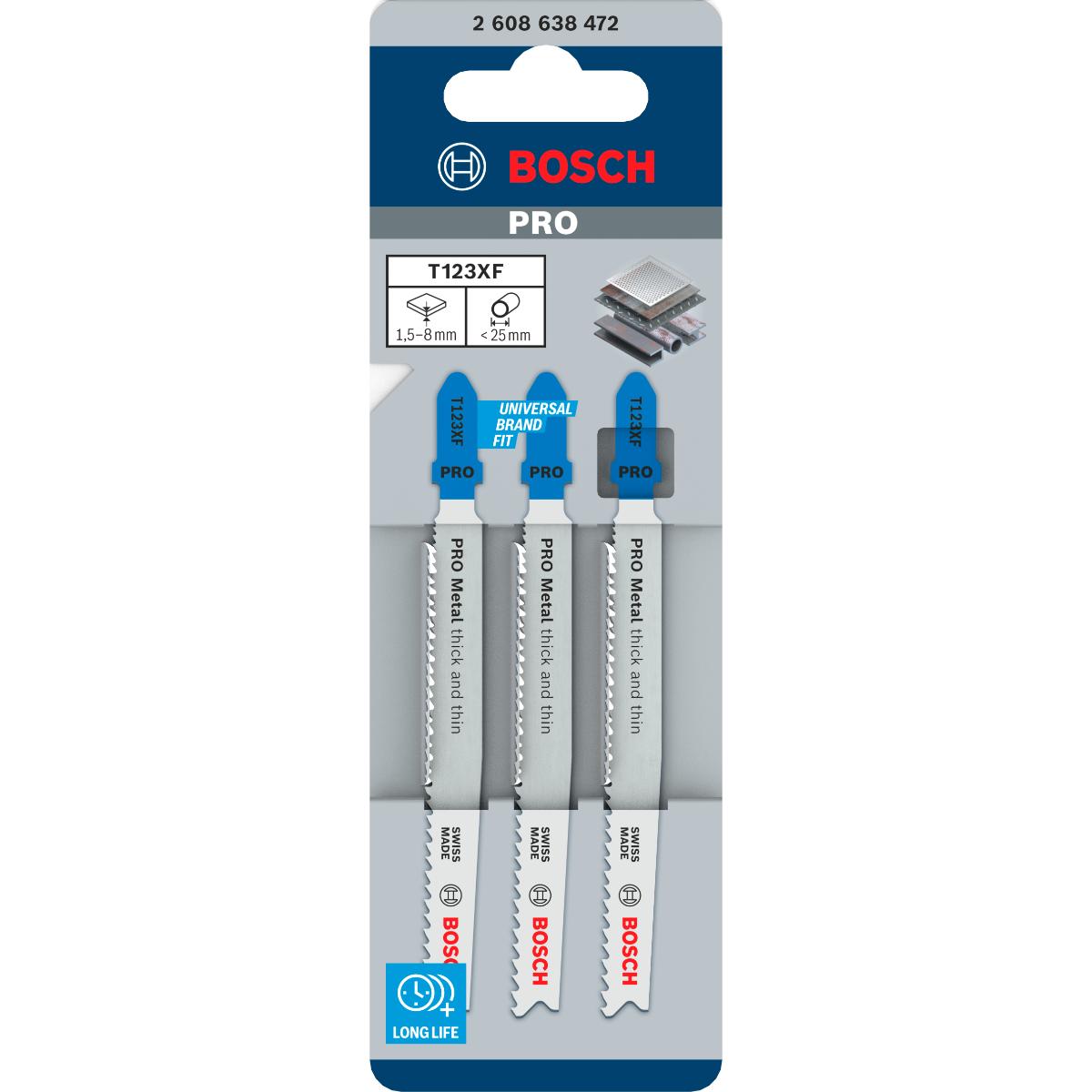 Bosch Stichsägeblatt T 123 XF Progressor for Metal