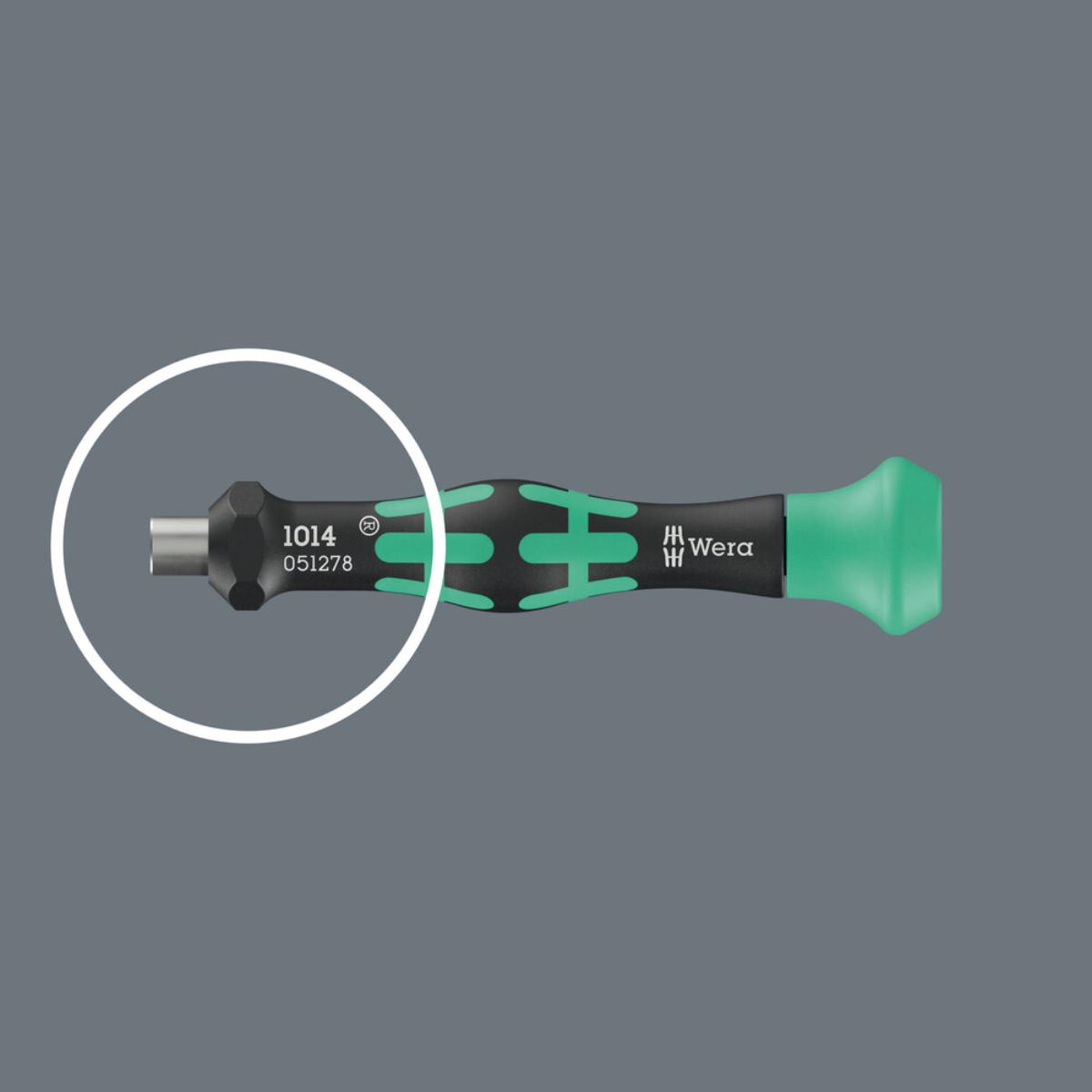 Wera 1014 Kraftform Micro Bits-Handhalter, 4 x 80 mm