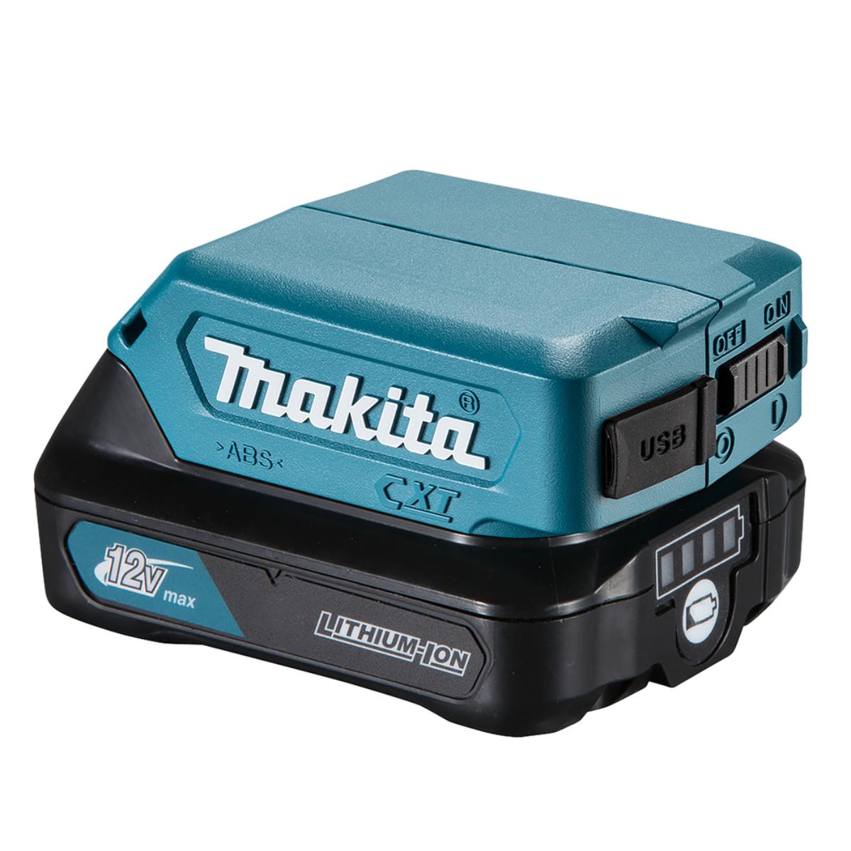 Makita Akku-USB Adapter CXT 10,8V-12V max, Li-ion Makita Akku-USB Adapter CXT 10,8V-12V max, Li-ion