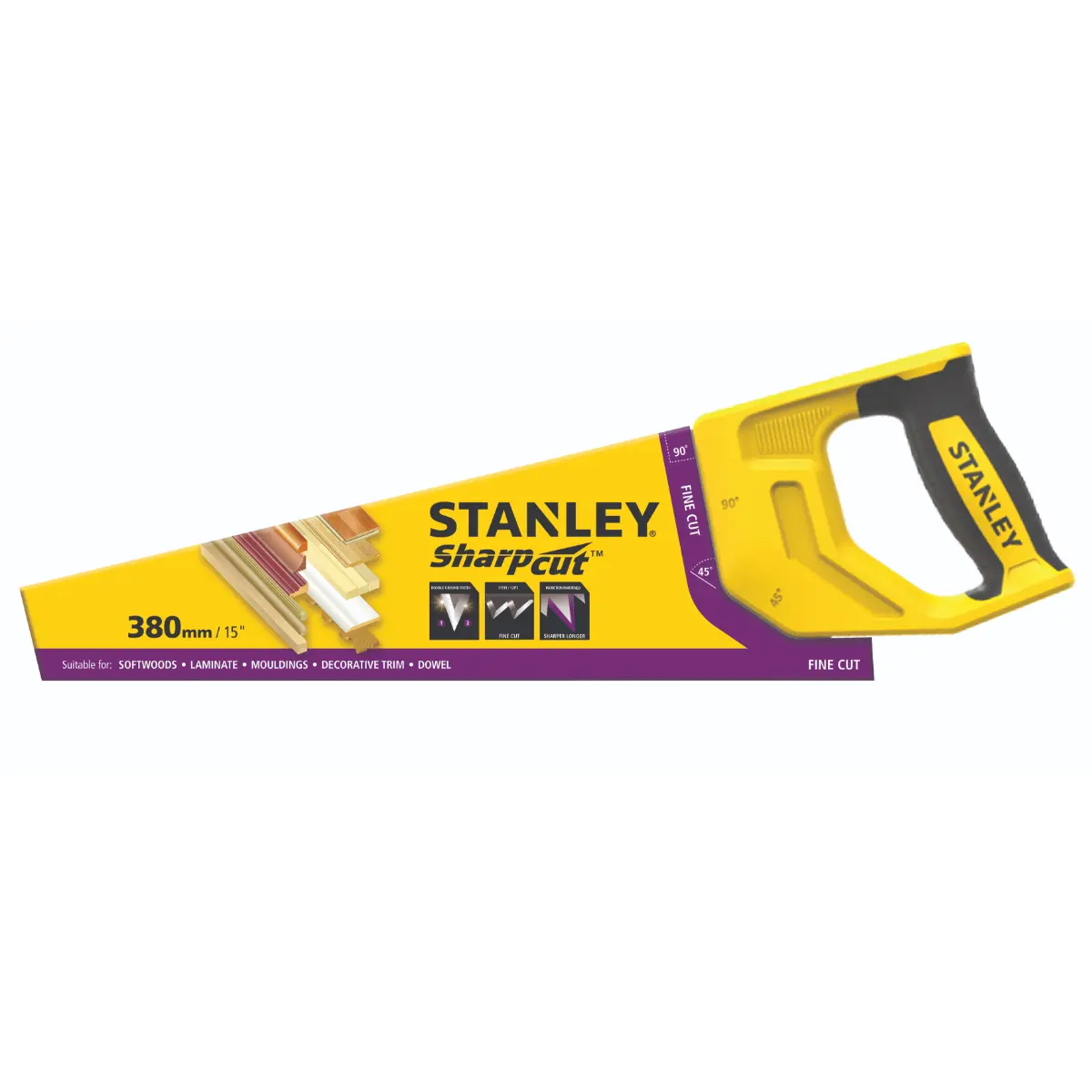 STANLEY 15 Zoll Handsäge, 11TPI