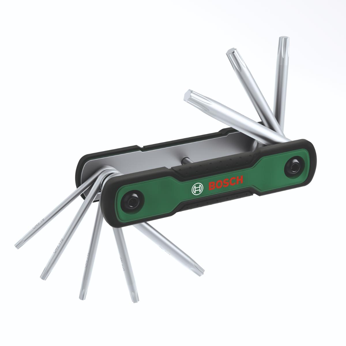 Bosch Klappbares 8-in-1-Torx-Schlüssel-Set