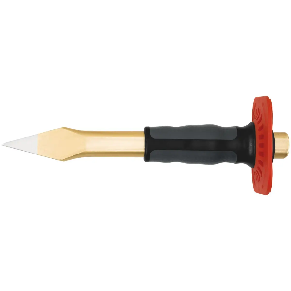 Rennsteig Kreuzmeißel mit Handschutz 9 x 250 mm, lackiert