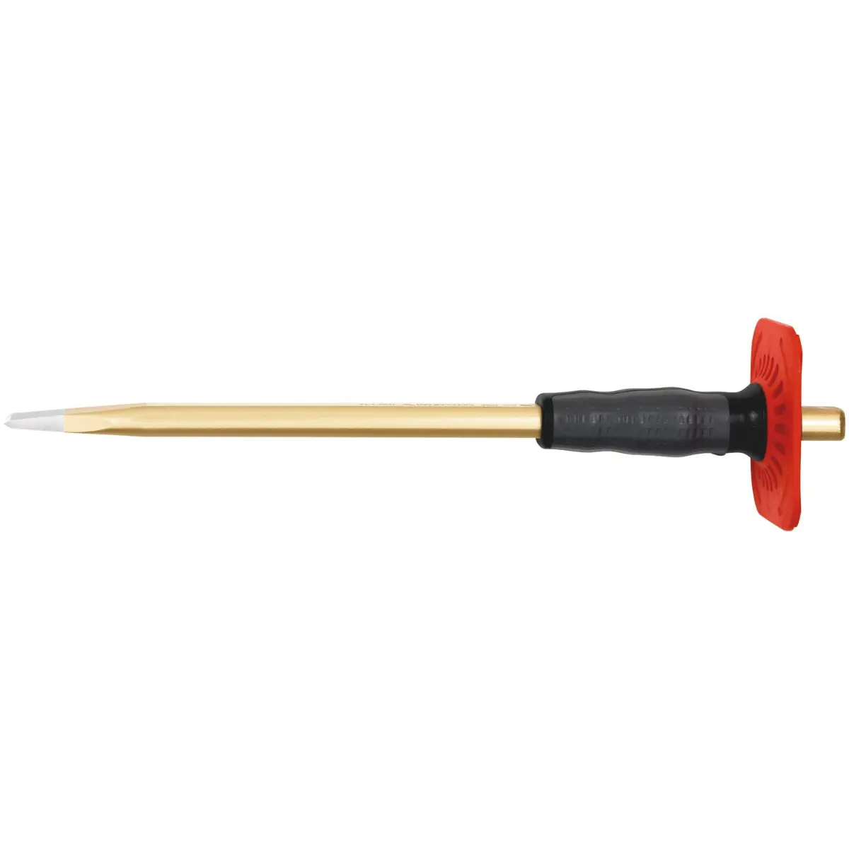 Rennsteig Maurermeißel mit Handschutz 29 x 350 mm, lackiert