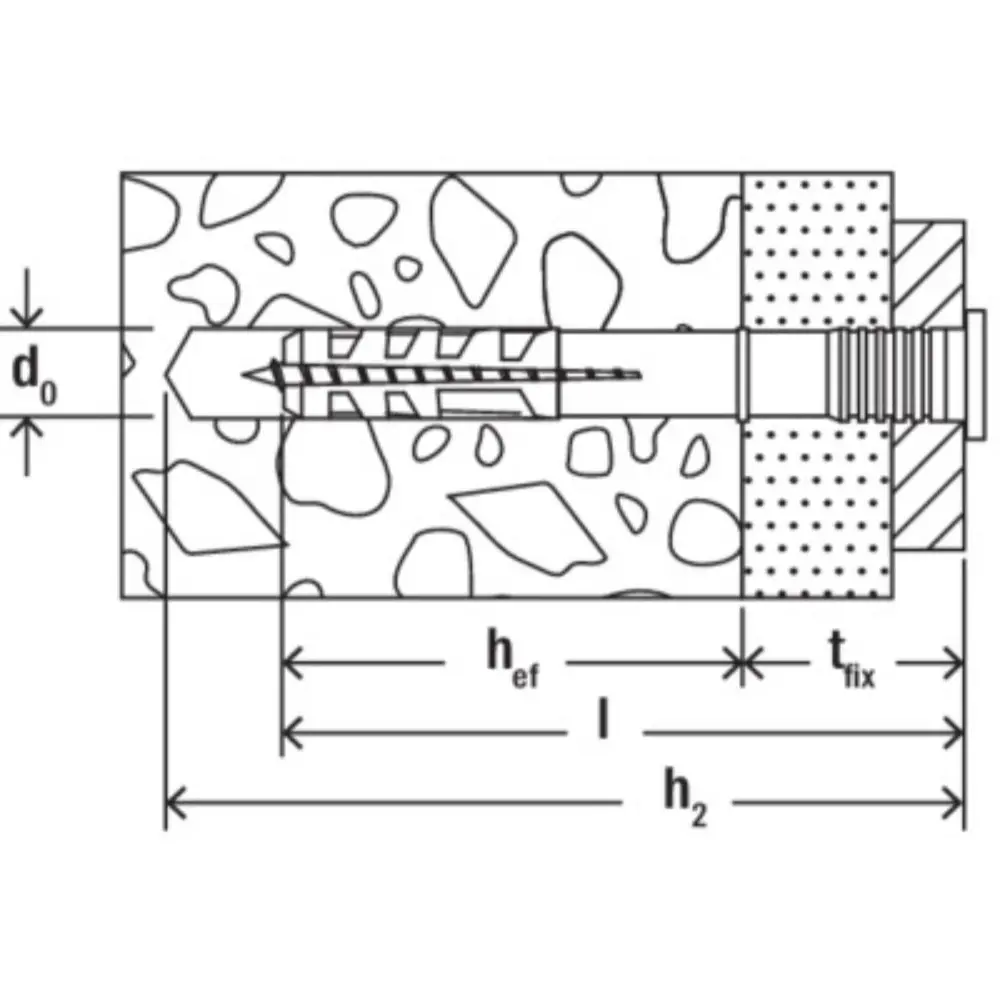 Fischer Nageldübel N 8x60/20 F (100)