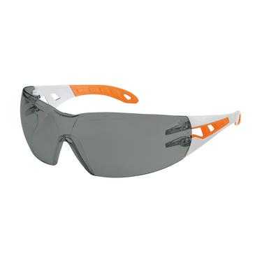 uvex Bügelbrille pheos weiß, orange
