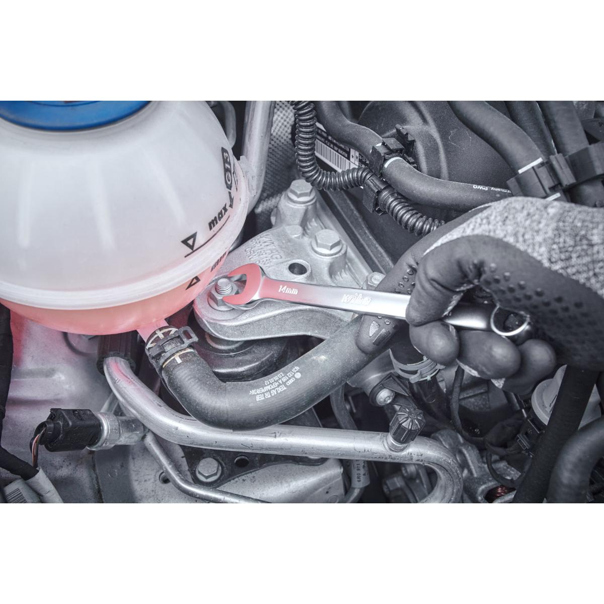 Wiha Ring-Gabelschlüssel Set 12-teilges Set in Halter