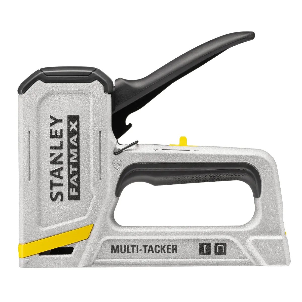 STANLEY FATMAX 2-in-1 Handtacker für Feindrahtklammern und Nägel, Aluminiumgehäuse