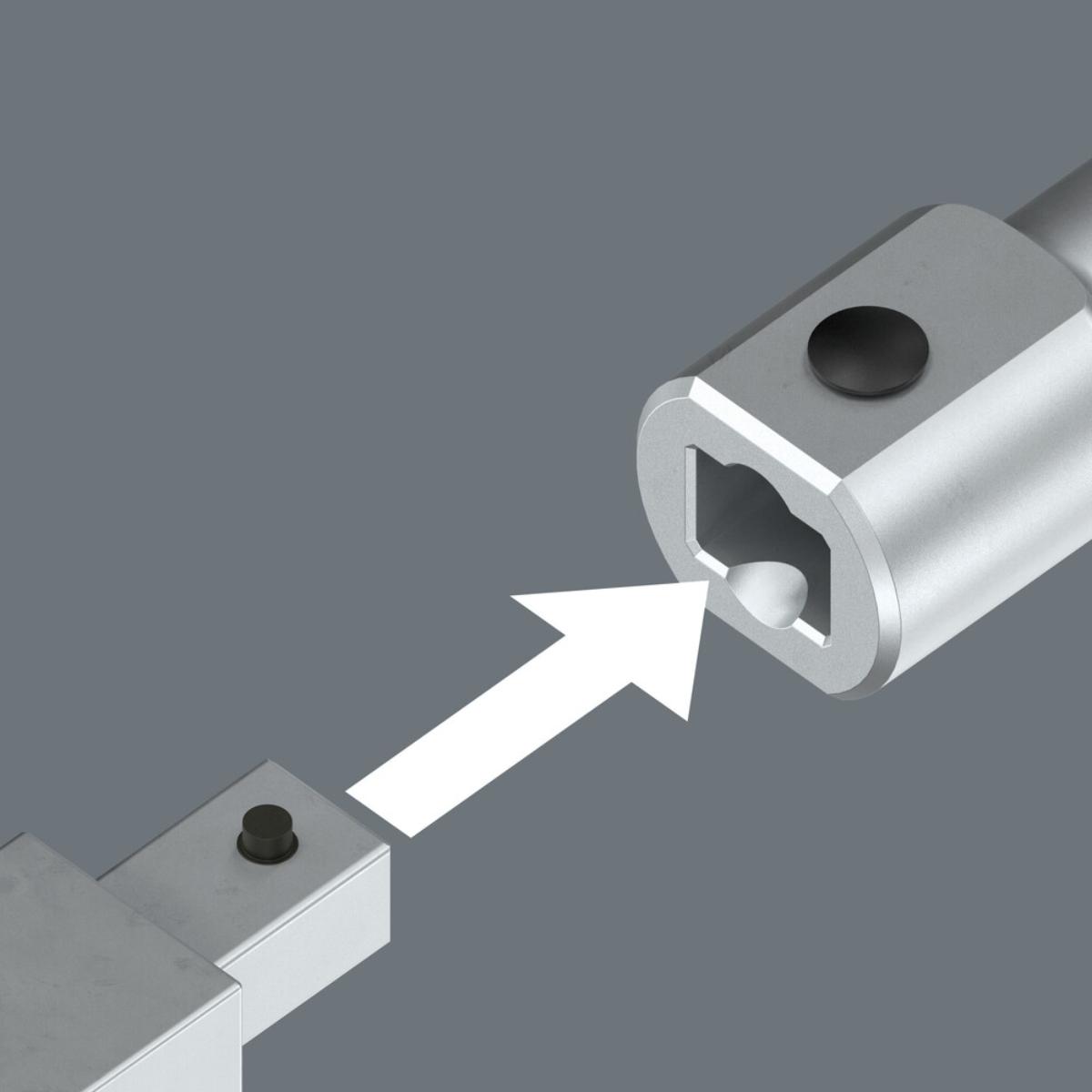 Wera 9998 X-Power Betätigungswerkzeug für Einsteckwerkzeuge, 9x12 mm