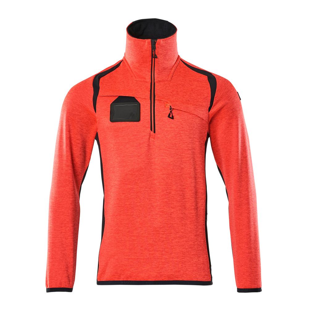 MASCOT Herren Fleecepullover mit kurzem Reißverschluss ACCELERATE SAFE
