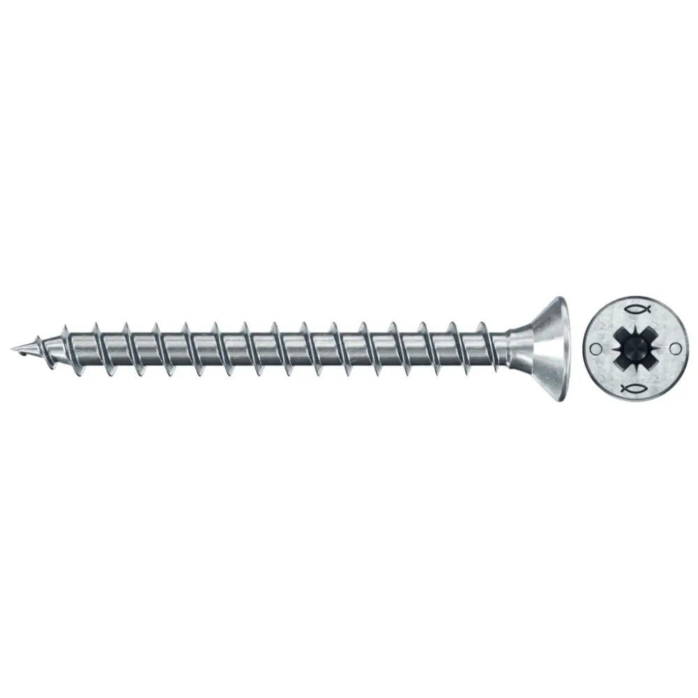 Fischer Spanplattenschraube 3,0x25 PowerFast FPF II CZF BC, Senkkopf, Kreuzschlitz PZ, Vollgewinde