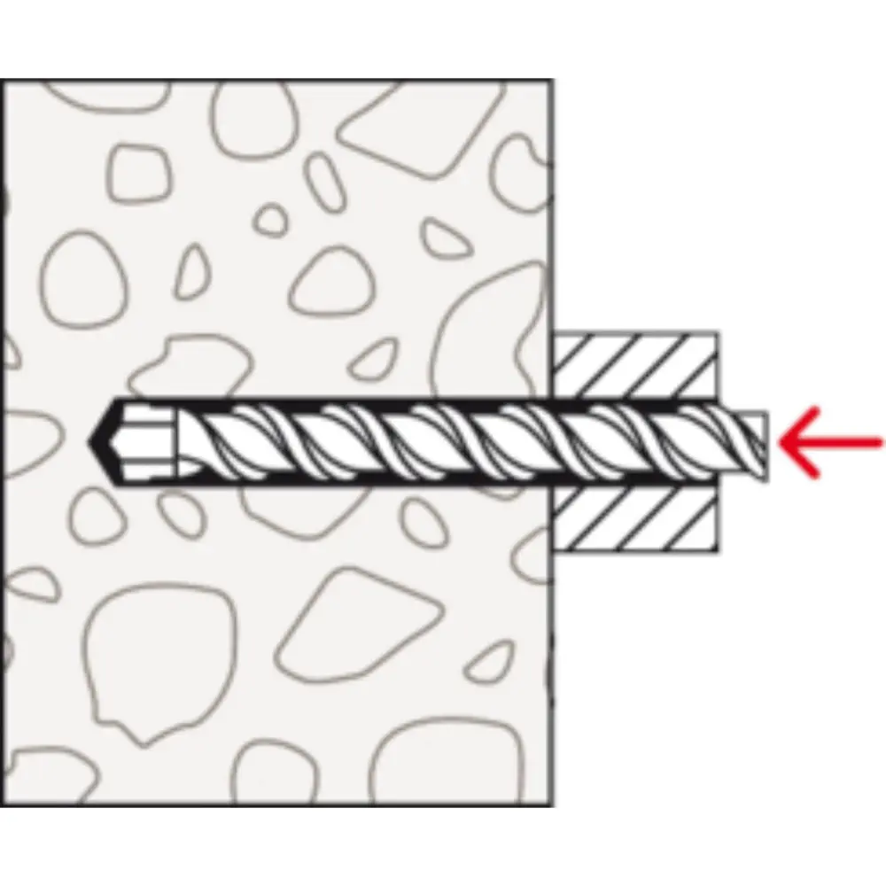 Fischer Abstandsschraube ASL 6x80