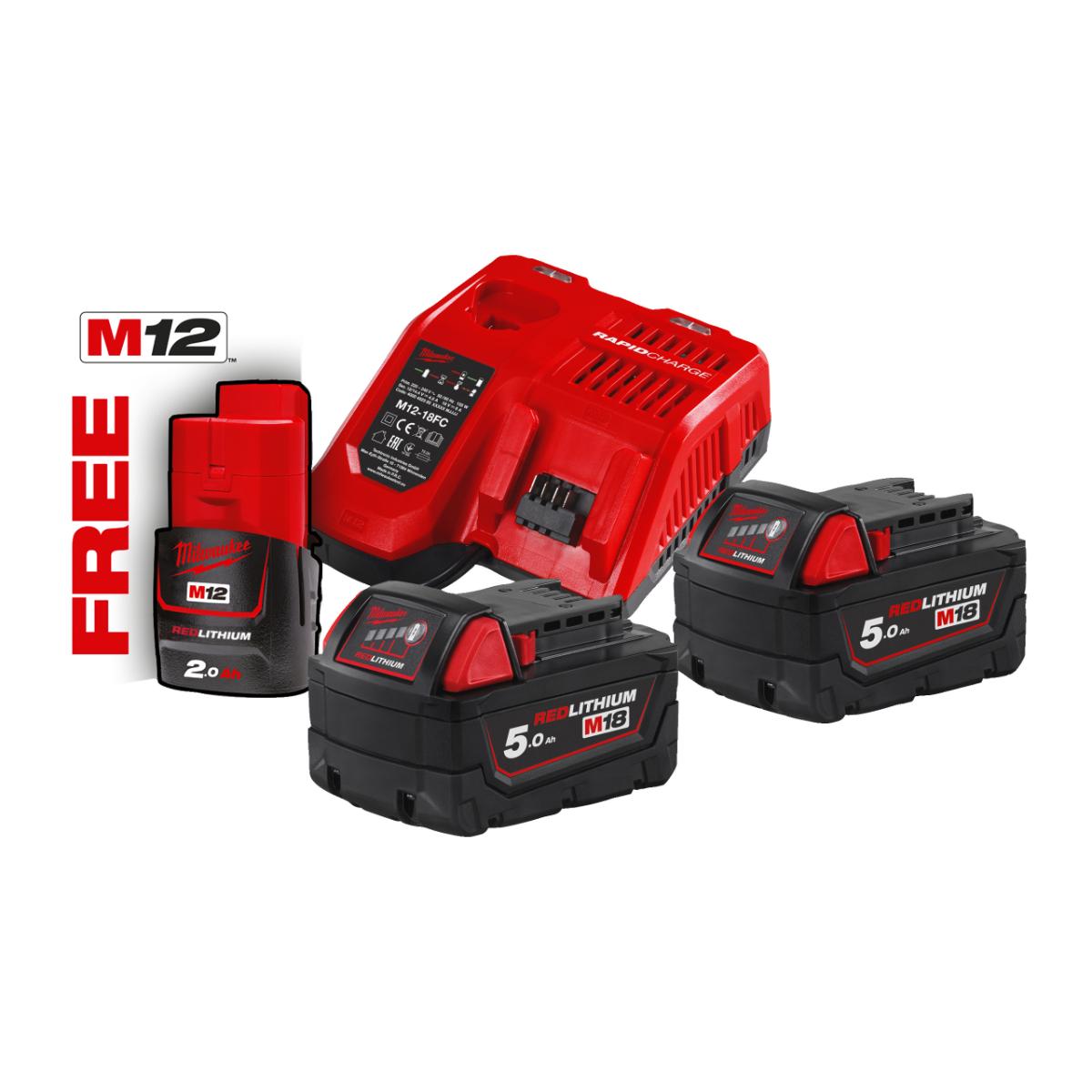 Milwaukee 18V Starterset M18 NRG-502
