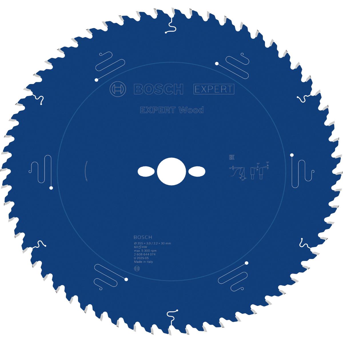 Bosch Kreissägeblatt Expert for Wood ø 355 mm