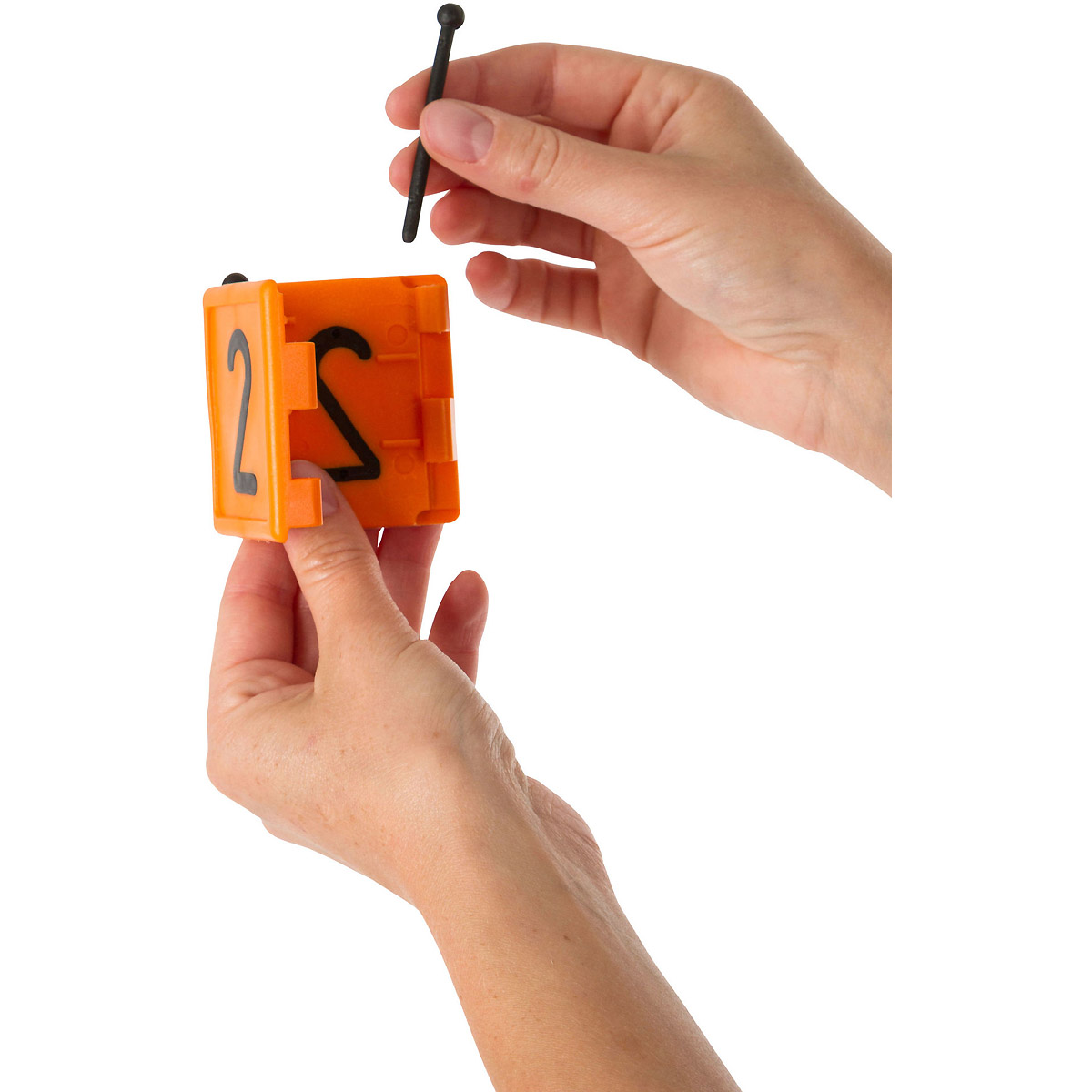 Kerbl Halsbandnummer DUO, 1-stellig 6er Pack