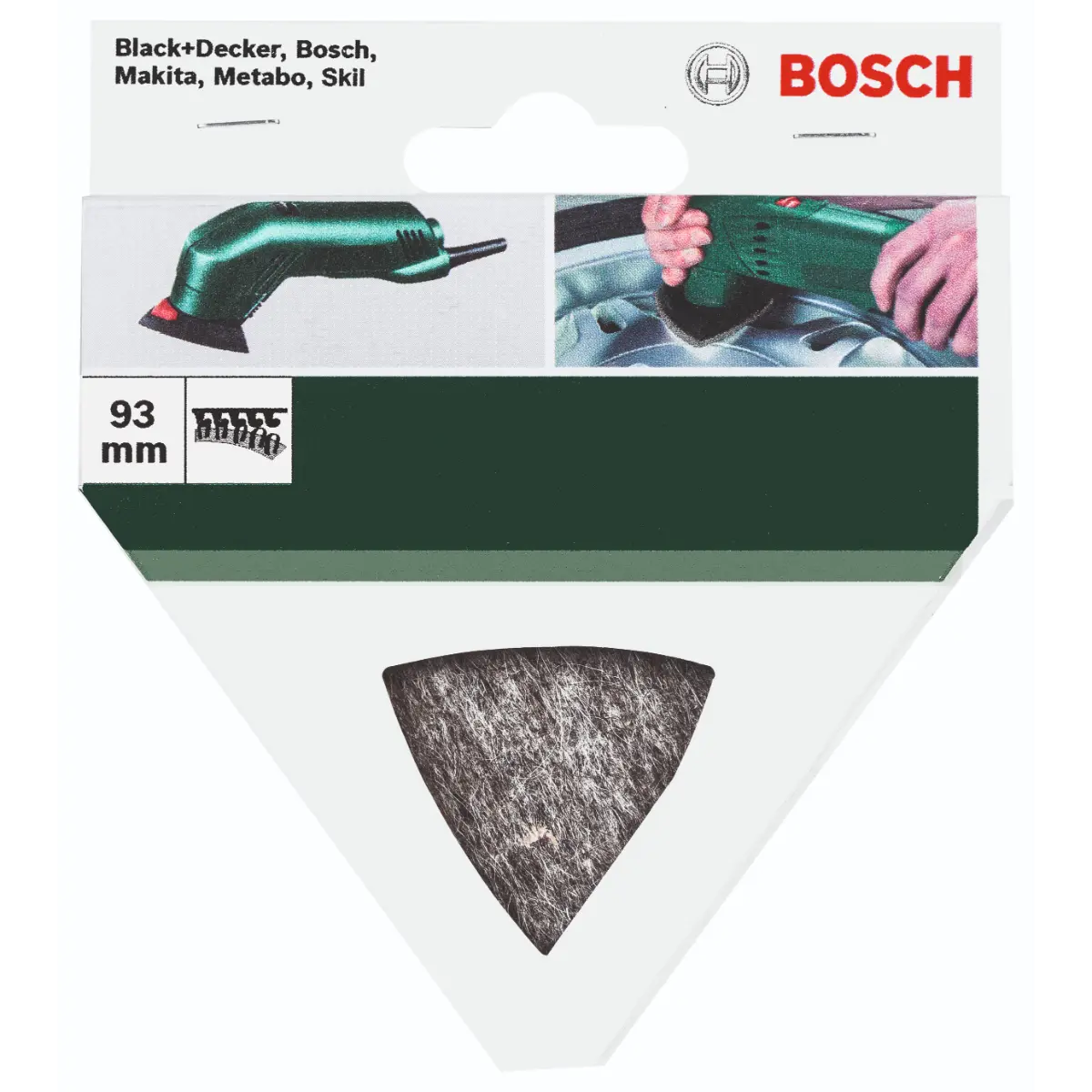 Bosch Polierfilz hart, 93 mm