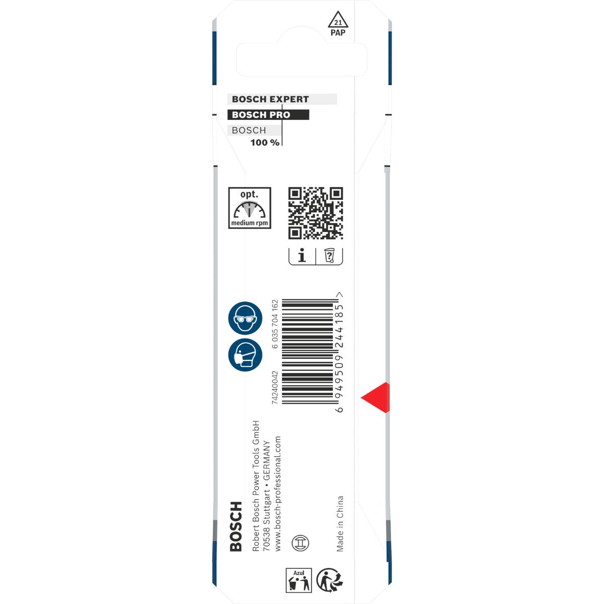 Bosch PRO Wood Holzspiralbohrer, 4x40x75 mm