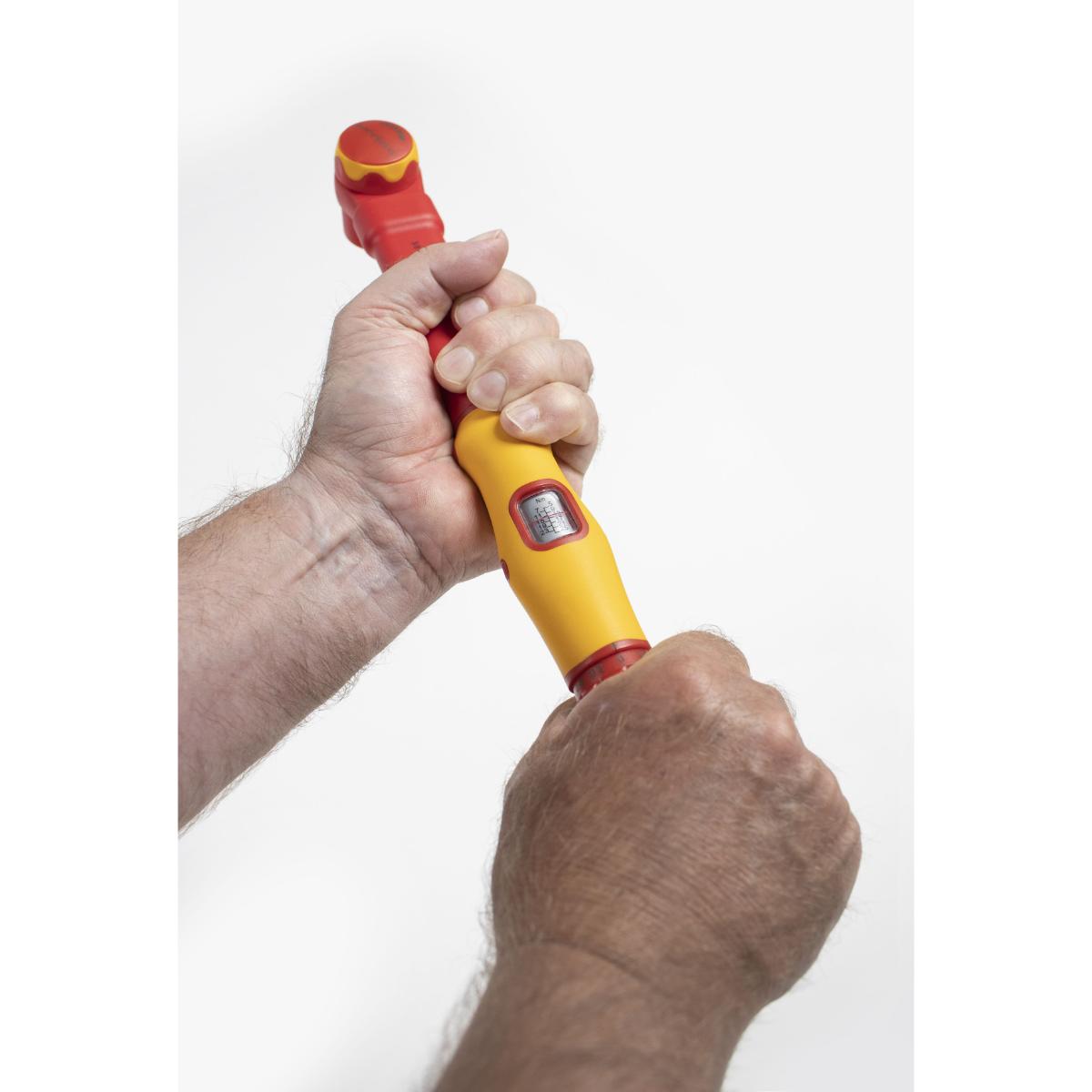 Wiha Drehmomentschlüssel electric 1/4 zoll für Steckschlüssel, variabel einstellbare Drehmomentbegrenzung